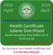 Do You Have Your Health Certificate Yet? It is the New Normal!